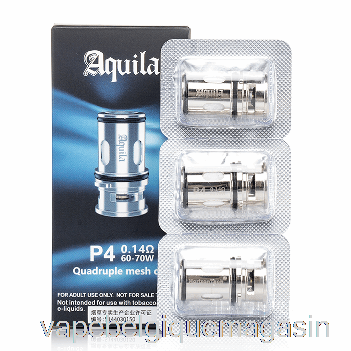 Vape Jetable Horizon Tech Aquila Bobines De Remplacement 0.14ohm P4 Quad Bobines